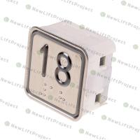 Модуль кнопочный A4N11286$05 красная подсветка Брайль"18" BBP-S303-VMPLM-D-R-18 (KA302-D-R-18) ЩЛЗ