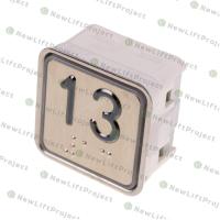 Модуль кнопочный A4N11286$05 красная подсветка Брайль"13" BBP-S303-VMPLM-D-R-13 (KA302-D-R-13) ЩЛЗ