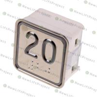 Модуль кнопочный A4N11286$05 красная подсветка Брайль"20" BBP-S303-VMPLM-D-R-20 (KA302-D-R-20) ЩЛЗ