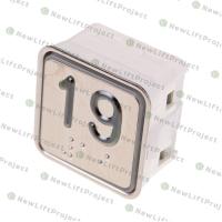 Модуль кнопочный A4N11286$05 красная подсветка Брайль"19" BBP-S303-VMPLM-D-R-19 (KA302-D-R-19) ЩЛЗ