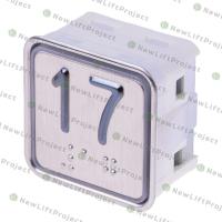 Модуль кнопочный A4N11286$05 красная подсветка Брайль"17" BBP-S303-VMPLM-D-R-17 (KA302-D-R-17) ЩЛЗ