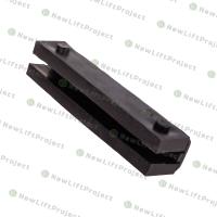 Вкладыш башмака противовеса T=9мм 140х30х30мм 7pin 3.880.104.04/10100105 Monitor/Sodimas