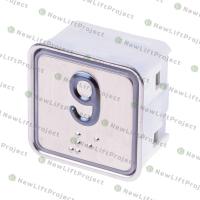 Модуль кнопочный A4N11286$05 красная подсветка Брайль"9" BBP-S303-VMPLM-D-R-09 (KA302-D-R-09) ЩЛЗ