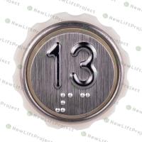 Модуль кнопочный A4N58353$04 белая подсветка Брайль "13" BBP-R302-VCPLT-S-W-13 (MA2D04-S-W-13)