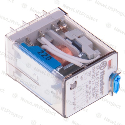Реле промежуточное 4CO 220VDC 7A 55.34.9.220.0040 Finder
