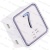 Модуль кнопочный A4N11286$05 красная подсветка Брайль"7" BBP-S303-VMPLM-D-R-07 (KA302-D-R-07) ЩЛЗ