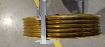 Блок отводной L(ширина)=57мм d(вала)=60мм 520х4х10 F0263BF5 Otis