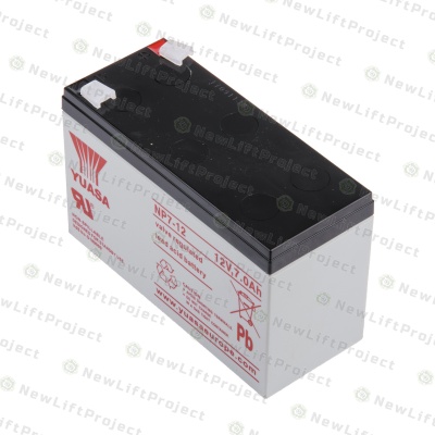 Аккумулятор 12В 7Ач 151х94х65мм клеммы F1 NP 7-12 Yuasa