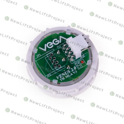 Модуль кнопочный MLA Venus красная подсветка Брайль разъем AMP "9" Vega