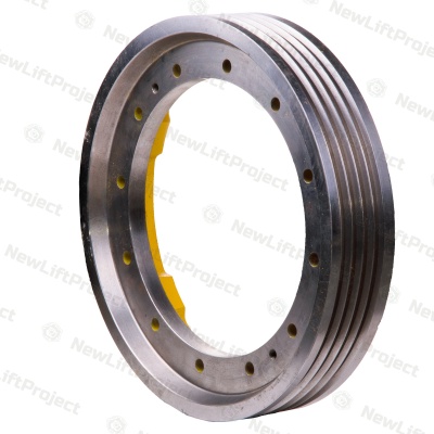 Шкив канатоведущий лебедки WSG-06/07 400х4х8 Wittur