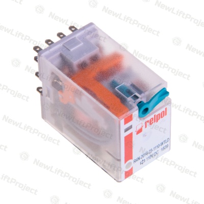 Реле промежуточное 4CO 110VDC 6А R4N-2014-23-1110-WTLD Relpol