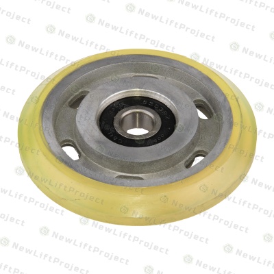 Ролик башмака кабины D=125мм W=22мм подш. 6303 KAA456K1 Otis