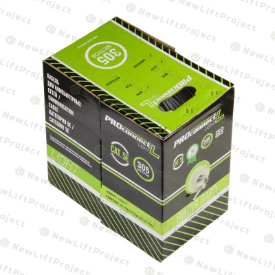 Кабель витая пара с тросом FTP-PA Cat.5E 4х2х24AWG.