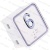 Модуль кнопочный A4N11286$05 красная подсветка Брайль "6" BBP-S303-VMPLM-D-R-06 (KA302-D-R-06) ЩЛЗ