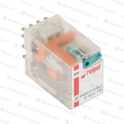 Реле промежуточное 4CO 110VDC 6А R4N-2014-23-1110-WTD Relpol
