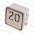 Модуль кнопочный A4N11286$05 красная подсветка Брайль"20" BBP-S303-VMPLM-D-R-20 (KA302-D-R-20) ЩЛЗ
