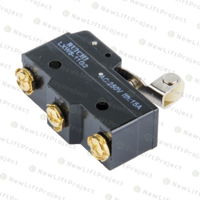 Микропереключатель 15А 250VAC LXW5-11G2