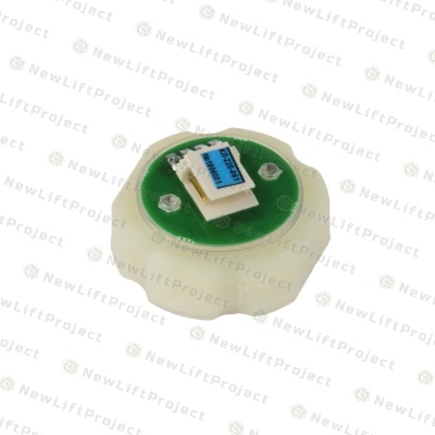 Модуль кнопочный синяя индикация шлифованный толкатель RL AMP КЛ-220-061 FAA25090AD313 Otis
