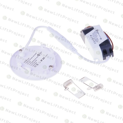 Светильник светодиодный встраиваемый 3Вт 3000K D=88мм d=75мм FL-LED PANEL-R03 Foton Lighting