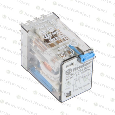 Реле промежуточное 4CO 24VDC 7A 55.34.9.024.0090 Finder
