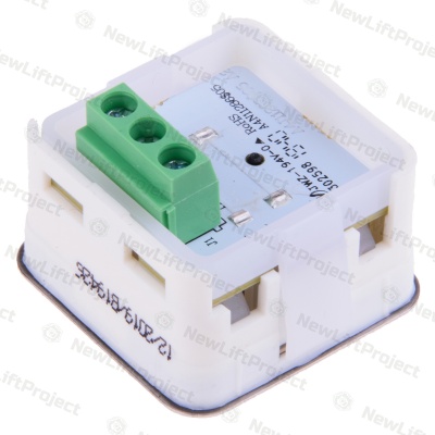 Модуль кнопочный A4N11286$05 красная подсветка Брайль"3" BBP-S303-VMPLM-D-R-03 (KA302-D-R-03) ЩЛЗ