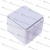 Розетка белая с заземлением и крышкой 16А IP44