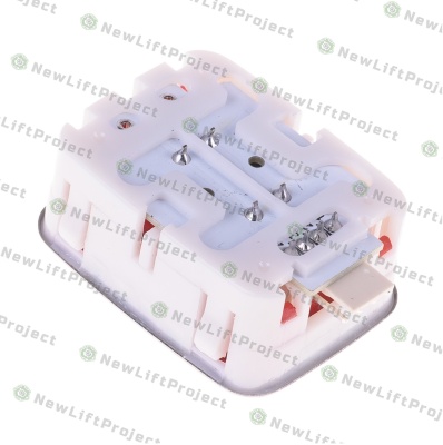Модуль кнопочный красная подсветка код брайля ASY AK-25B "<|>" AEN04C049*B Sigma