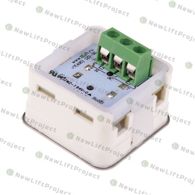 Модуль кнопочный A4N11286$05 красная подсветка Брайль"19" BBP-S303-VMPLM-D-R-19 (KA302-D-R-19) ЩЛЗ