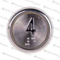 Модуль кнопочный A4N33841$14 белая подсветка Брайль "4" BBP-R331-CMPLT-S-W-04(EA2406S-S-W-04) ЩЛЗ