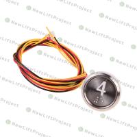 Модуль кнопочный код брайля белая подсветка "4" BAS231 A4N33841 Otis
