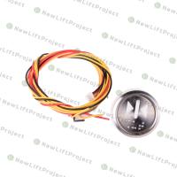 Модуль кнопочный код брайля белая подсветка ">|<" BAS231 A4N33841 Otis