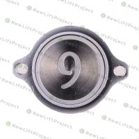 Модуль кнопочный "9" красная индикация крепление на шпильки KM863052G005H009 Kone