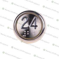 Модуль кнопочный A4N33841$14 красная подсветка Брайль "24" BBP-R331-CMPLT-S-R-24 (EA2406S-S-R-24) ЩЛЗ