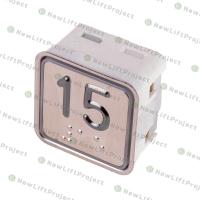 Модуль кнопочный A4N11286$06 красная подсветка Брайль "15" BBP-S303-VMPLS-S-R-15 (KA302-S-R-15) ЩЛЗ