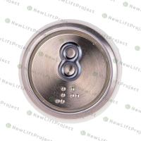 Модуль кнопочный A4N33841$14 белая подсветка Брайль "8" BBP-R331-CMPLT-S-W-08(EA2406S-S-W-08) ЩЛЗ