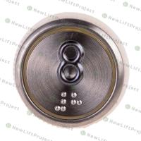 Модуль кнопочный A4N49744$05 белая подсветка Брайль "8" BBP-R331-CMPLT-D-W-08 (EA2406S-D-W-08) ЩЛЗ
