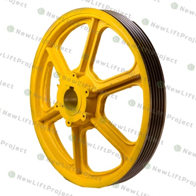 Шкив канатоведущий 750х5х10мм для 18ATF TAB260B25 Otis