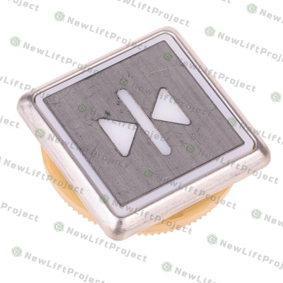 Модуль кнопочный "закрытие дверей" красная подсветка квадратная KDS STD KM863051G308H082 Kone