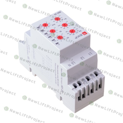 Реле контроля фаз 8А 2CO 0,1-10с 127-265В RKF-24 EKF