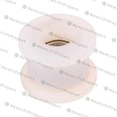 Ролик-блок натяжной зубчатого ремня D=37мм d=18мм H=28мм ELMT2L.LD.00210 (ELMT2L.LD.00211) Евролифтмаш