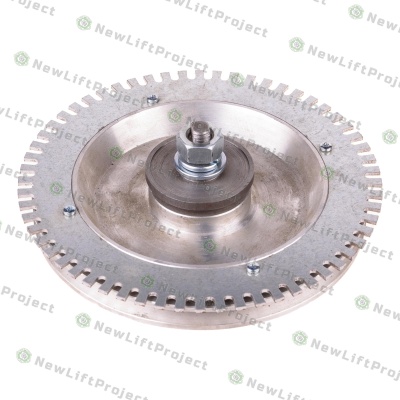 Блок шкивов привода дверей кабины с прерывателем 0621Э.03.11.510 МЭЛ