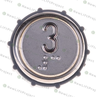 Толкатель (нажимной элемент) круглый с гайкой "3" ВКЛ13А-П