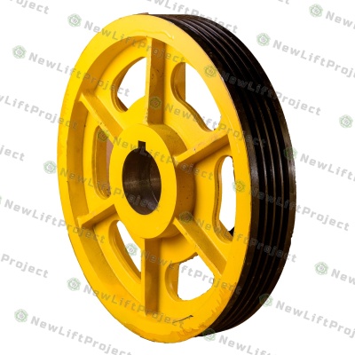 Шкив канатоведущий 600х4х12 лебедки H309B конус 2R63903*B Sigma
