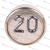 Модуль кнопочный A4N58353$04 белая подсветка Брайль "20" BBP-R302-VCPLT-S-W-20 (MA2D04-S-W-20)