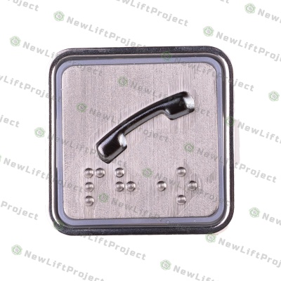 Модуль кнопочный A4N11286$06 Брайль "телефонная трубка" BBP-S303-VMPLM-PHN ЩЛЗ