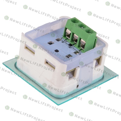 Модуль кнопочный A4N11286$05 красная подсветка Брайль"21" BBP-S303-VMPLM-D-R-21 (KA302-D-R-21) ЩЛЗ