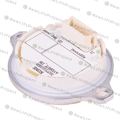 Модуль кнопочный "12" красная индикация крепление на шпильки KM863052G005H012 Kone