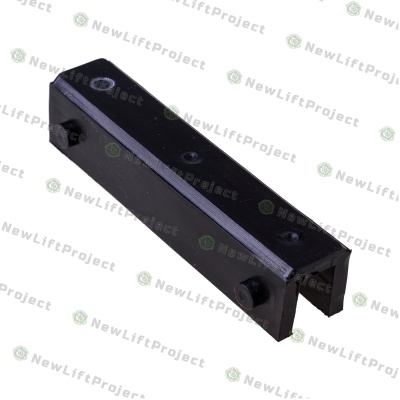 Вкладыш башмака кабины T=16мм 140х30х29мм 4pin Lift Material