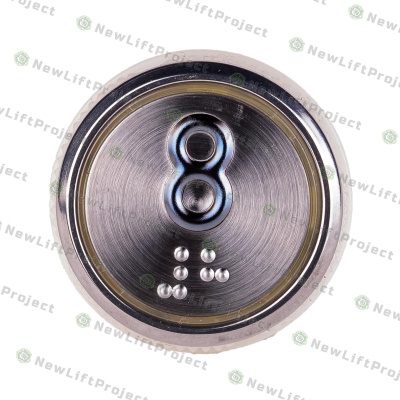 Модуль кнопочный A4N33841$14 красная подсветка Брайль "8" BBP-R331-CMPLT-S-R-08 (EA2406S-S-R-08) ЩЛЗ