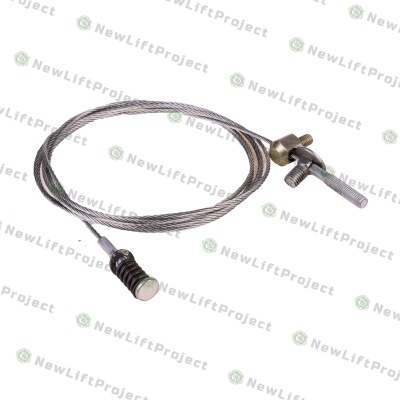 Тросик двери кабины под БУАД L=2500мм проем 1300мм 0621Е.06.05.120Б-05 ЩЛЗ